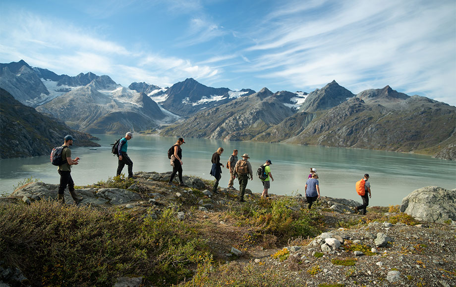 Hiking at Glacier Bay National Park