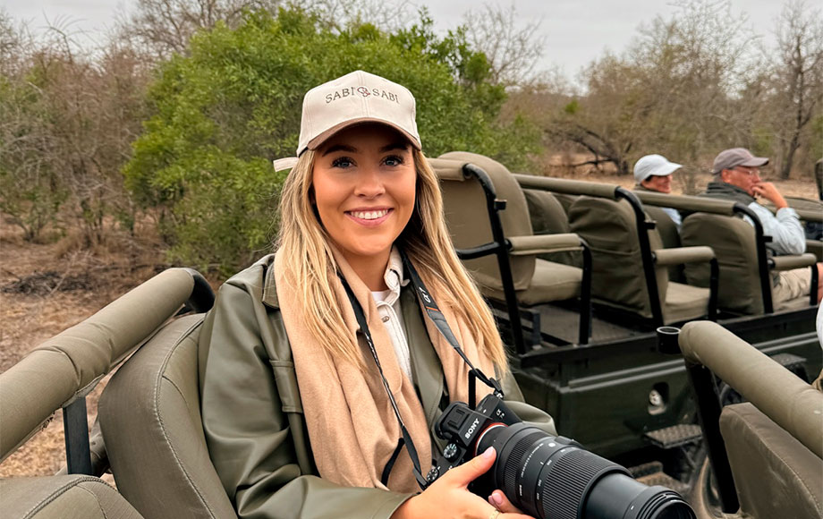 Sarah Doyle at Sabi Sabi