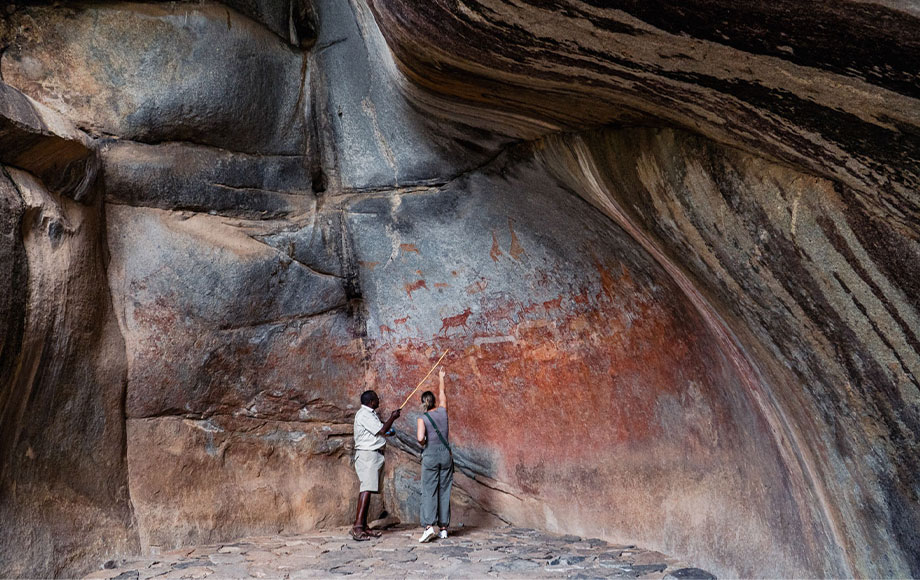 Matobo National Park rock paintings